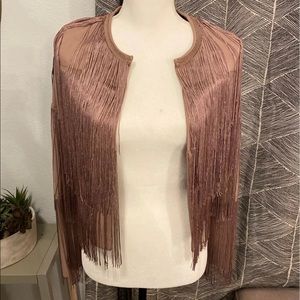70’s style woman’s fringe jacket